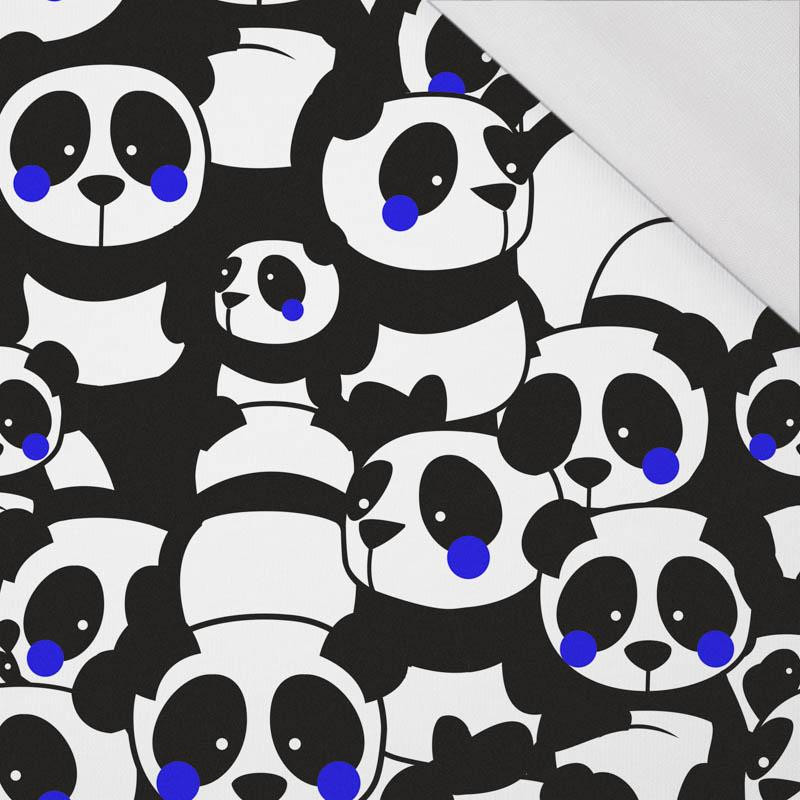 PANDAS / classic blue - bio single jerset mit Elastan  Sommersweat