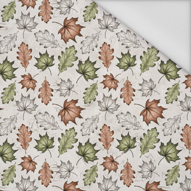 WALD BLÄTTER  ms. 1 / beige  - Wasserabweisende Webware
