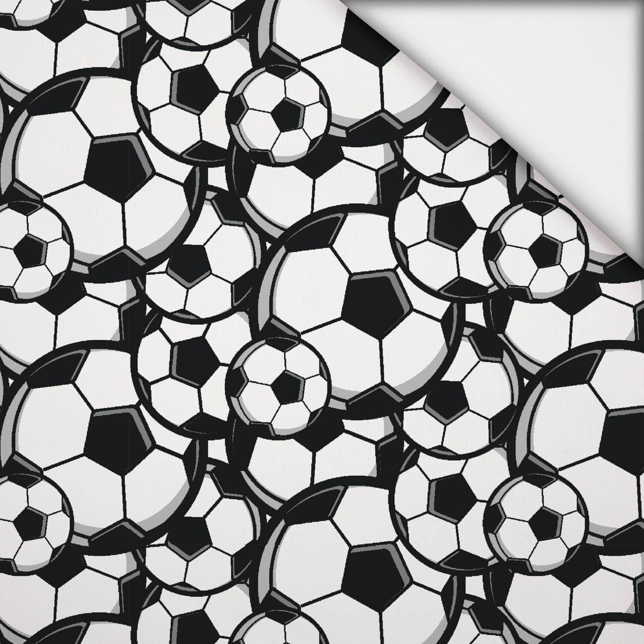 FUßBÄLLE  - leichte Maschenware angeraut