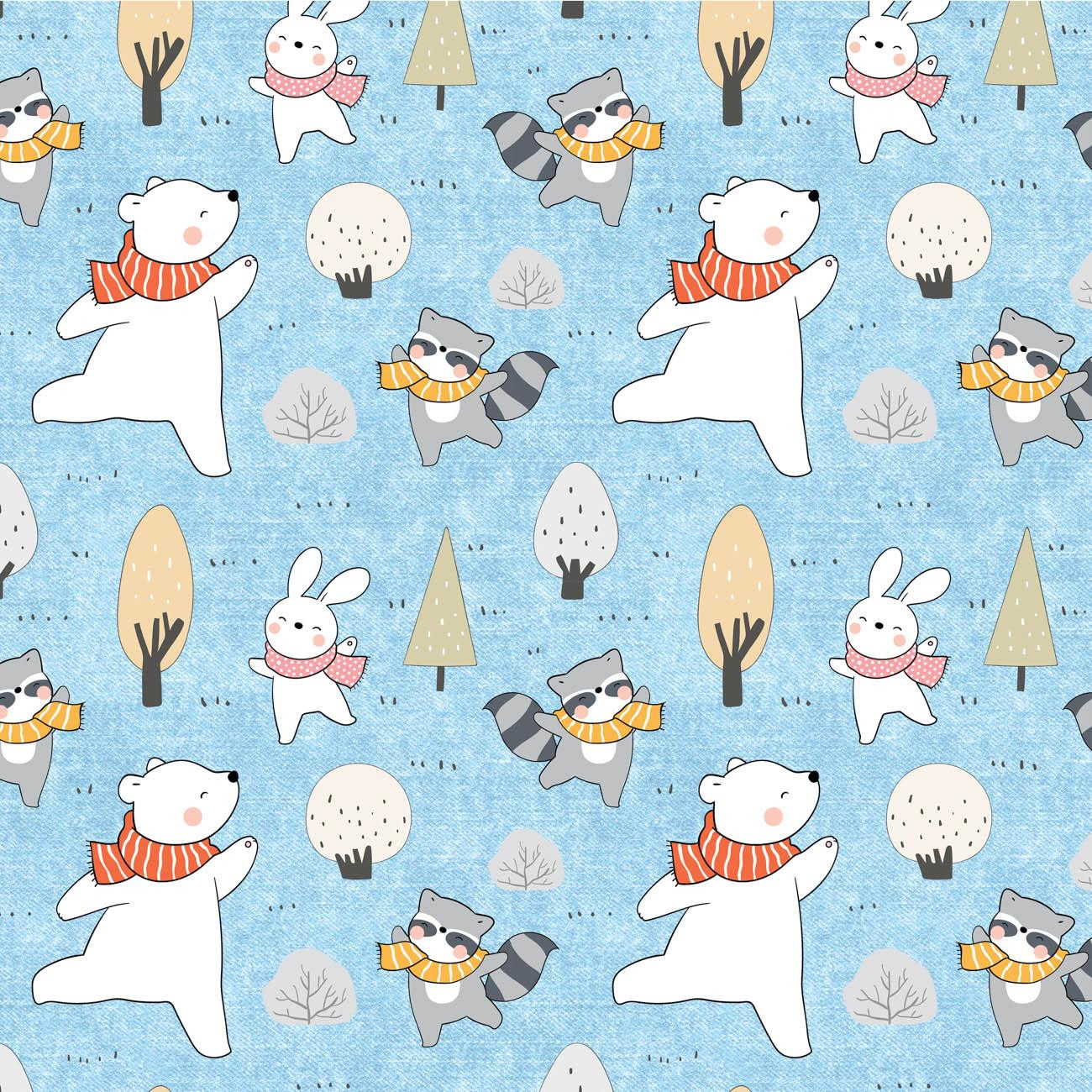 WINTERPARTY MS. 1 (WINTERSPIEL) / ACID WASH HELLBLAU 