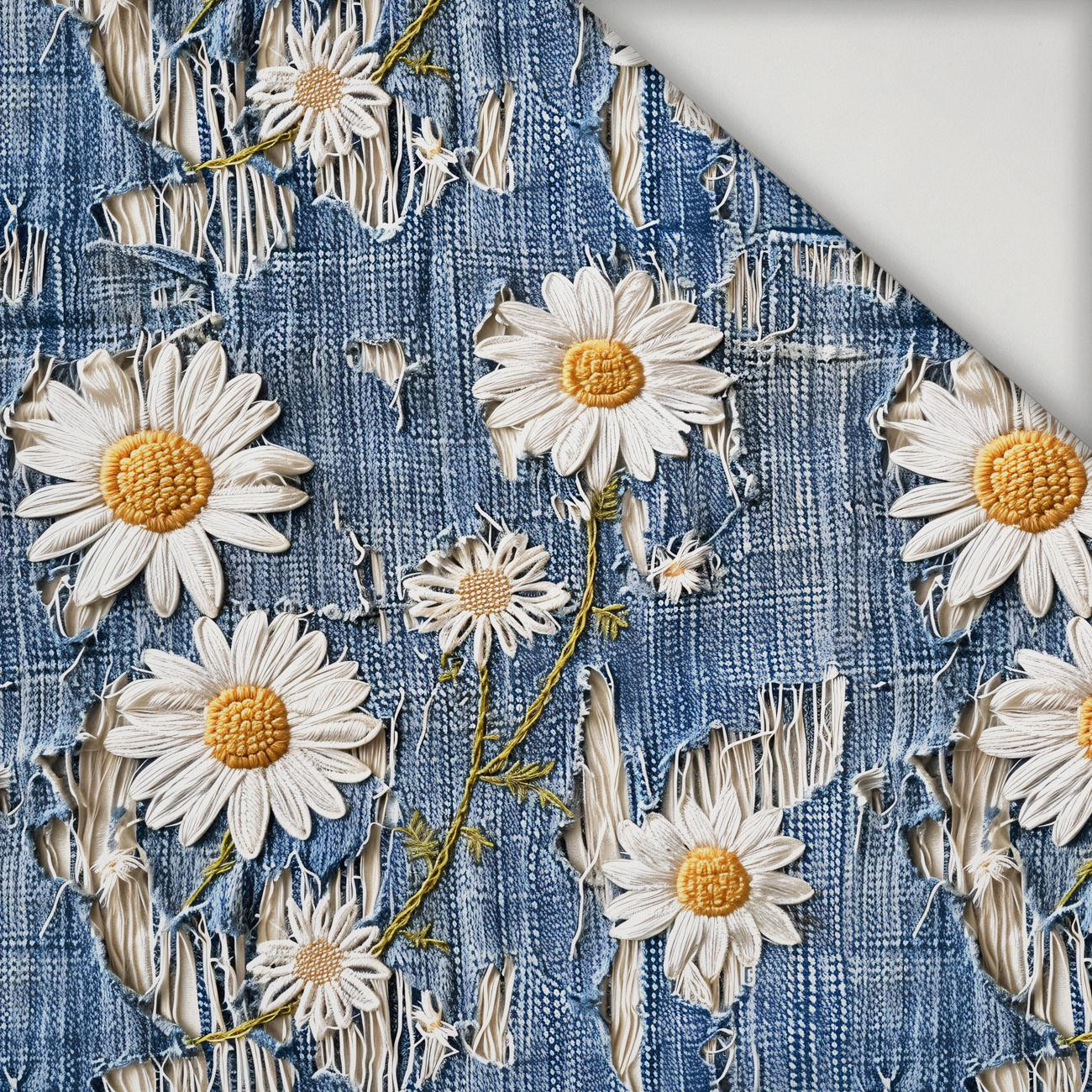 DAISIES DENIM IMITATION M. 3 - Lycra 300g