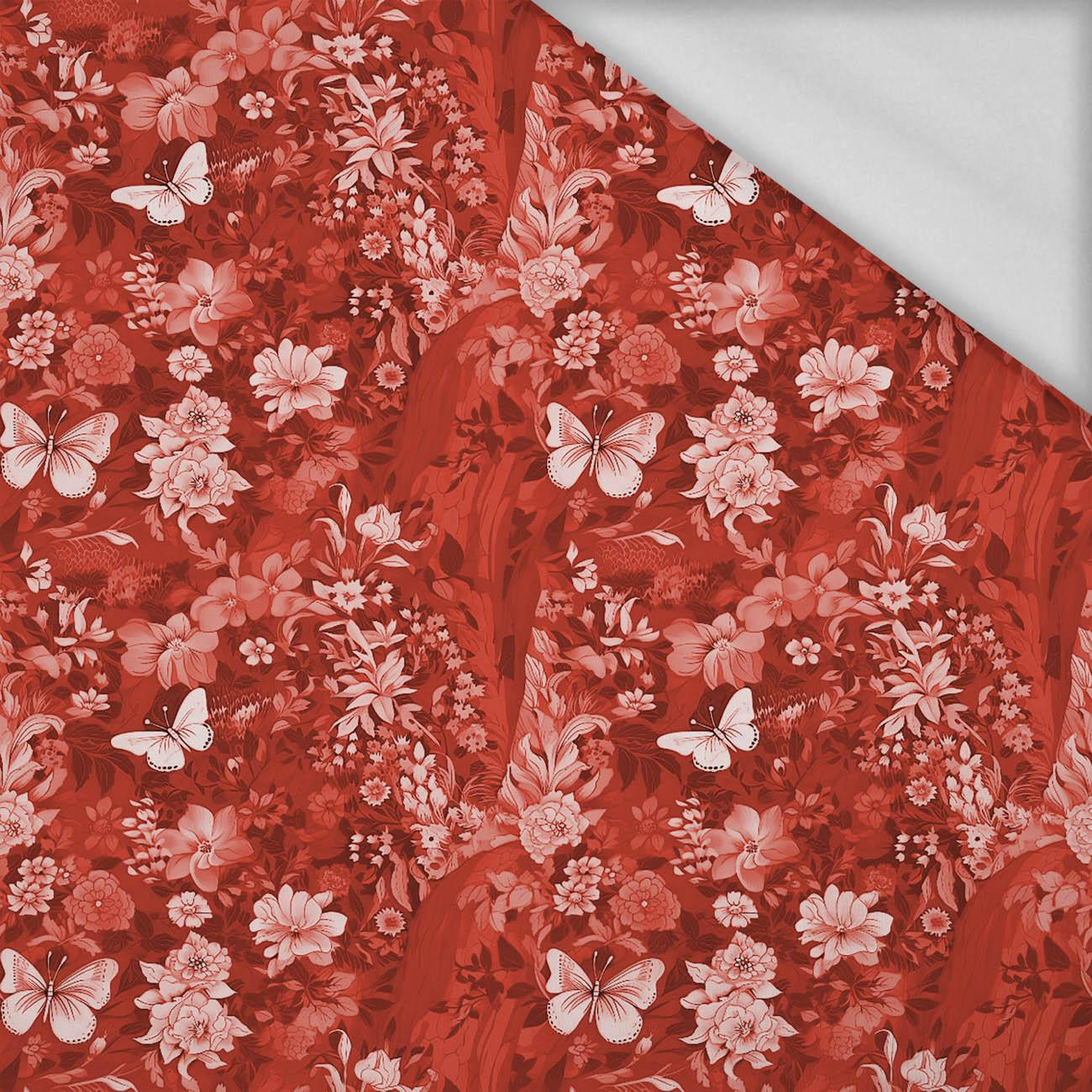 LUSCIOUS RED / FLOWERS - Thermo lycra