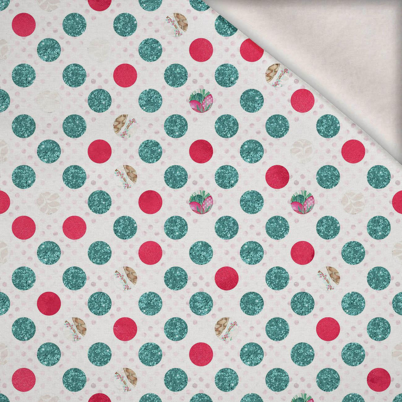 GLITZER DOTS Ms. 2 - Wintersweat angeraut mit Elastan ITY GLITZER DOTS Ms. 2 - Wintersweat angeraut mit Elastan ITY