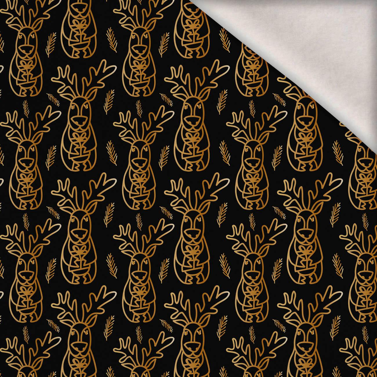 GOLD CHRISTMAS WZ. 4 - Wintersweat angeraut mit Elastan ITY