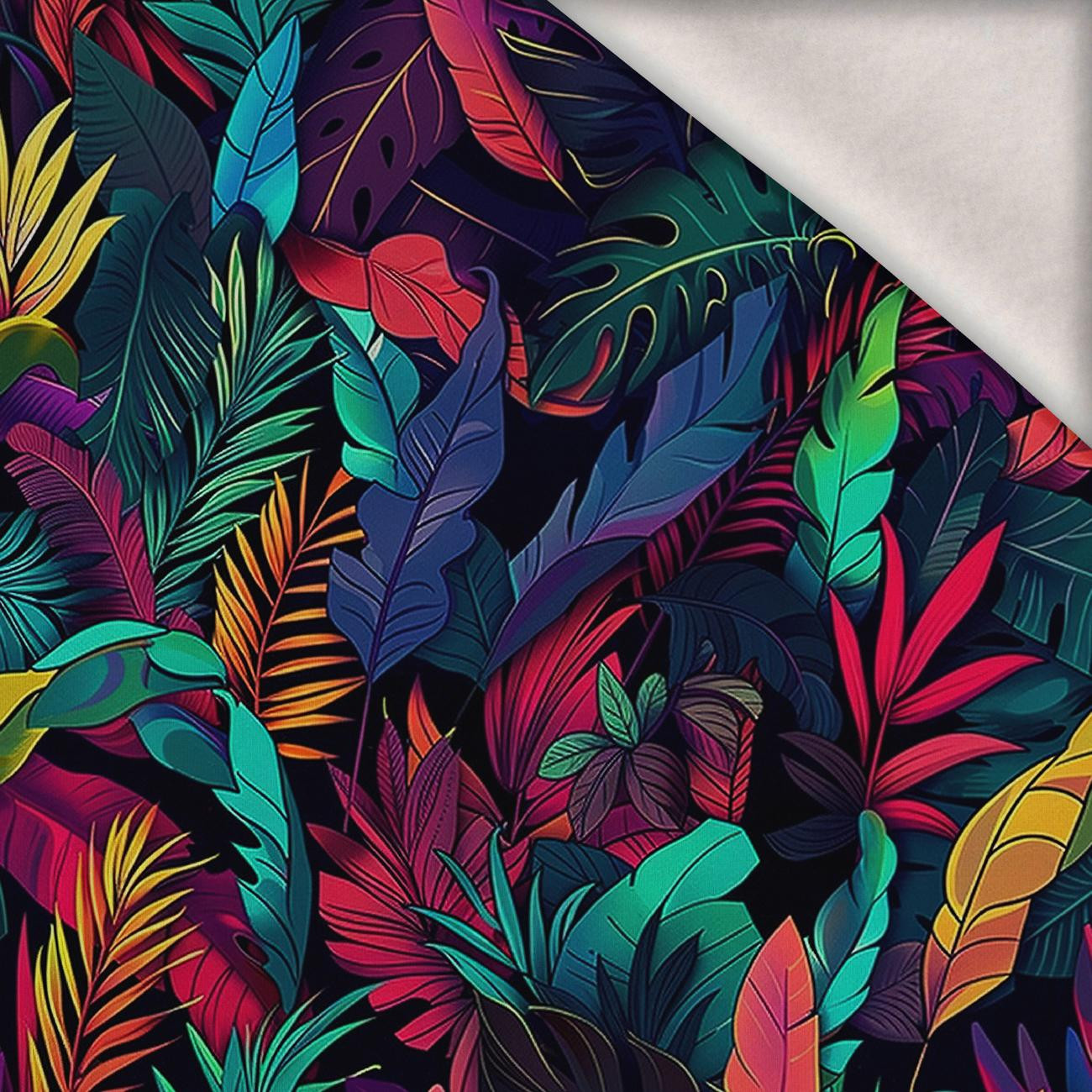 COLORFUL LEAVES - Wintersweat angeraut mit Elastan ITY