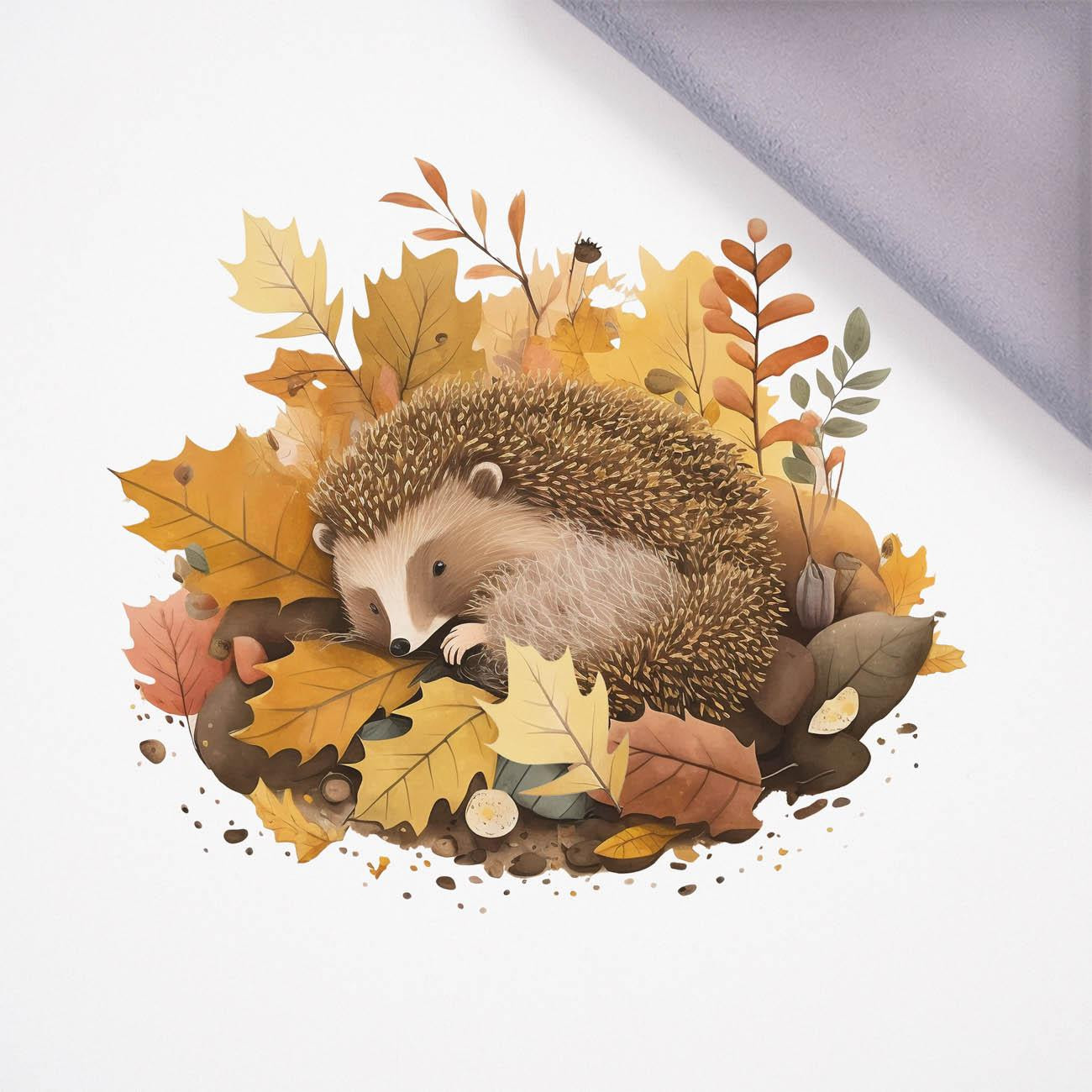 SLEEPING HEDGEHOG - Paneel (75cm x 80cm) Softshell 