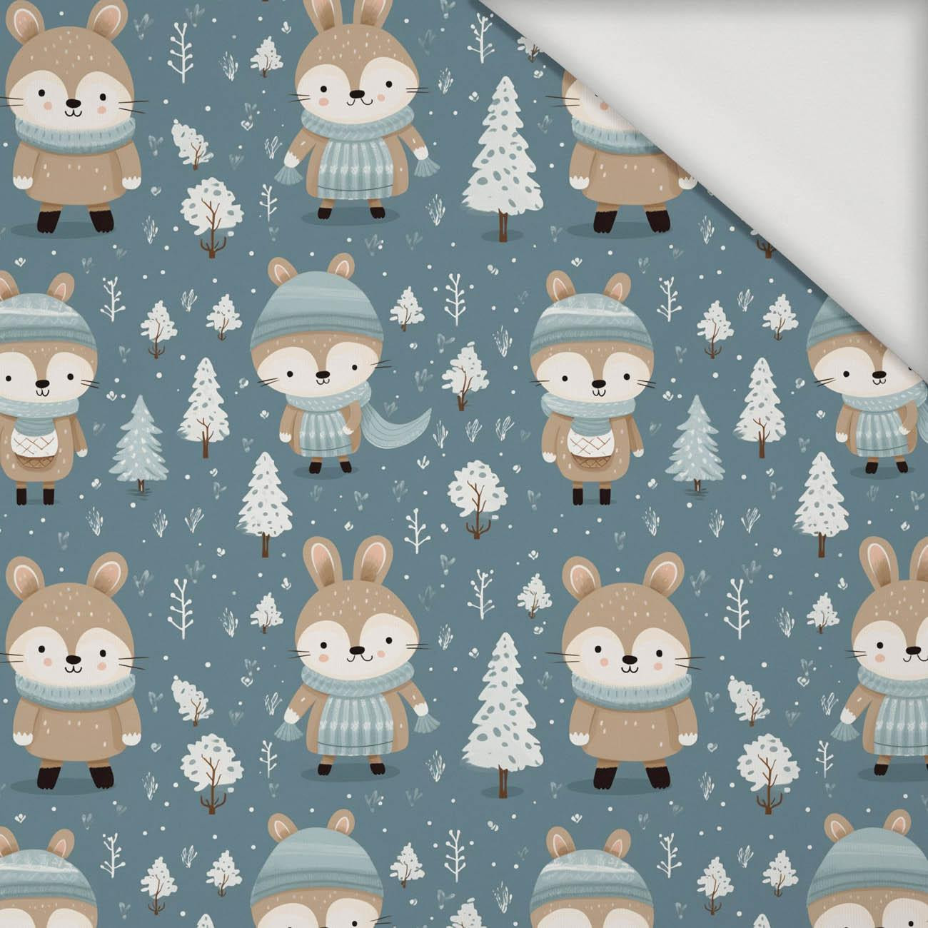 WATERCOLOR WINTER M. 6 - Viskose Jersey