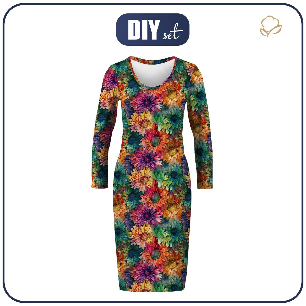 BLEISTIFTKLEID (ALISA) - FLOWERS ms.46 - Nähset