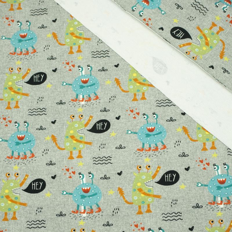 HEY DIE MONSTER - Sommersweat PE240
