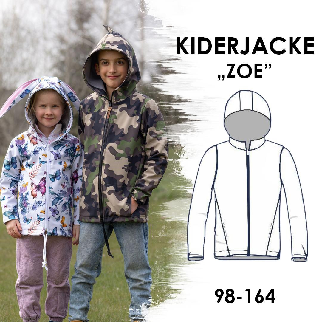 PAPIER-SCHNITTMUSTER - KINDERJACKE (ZOE)