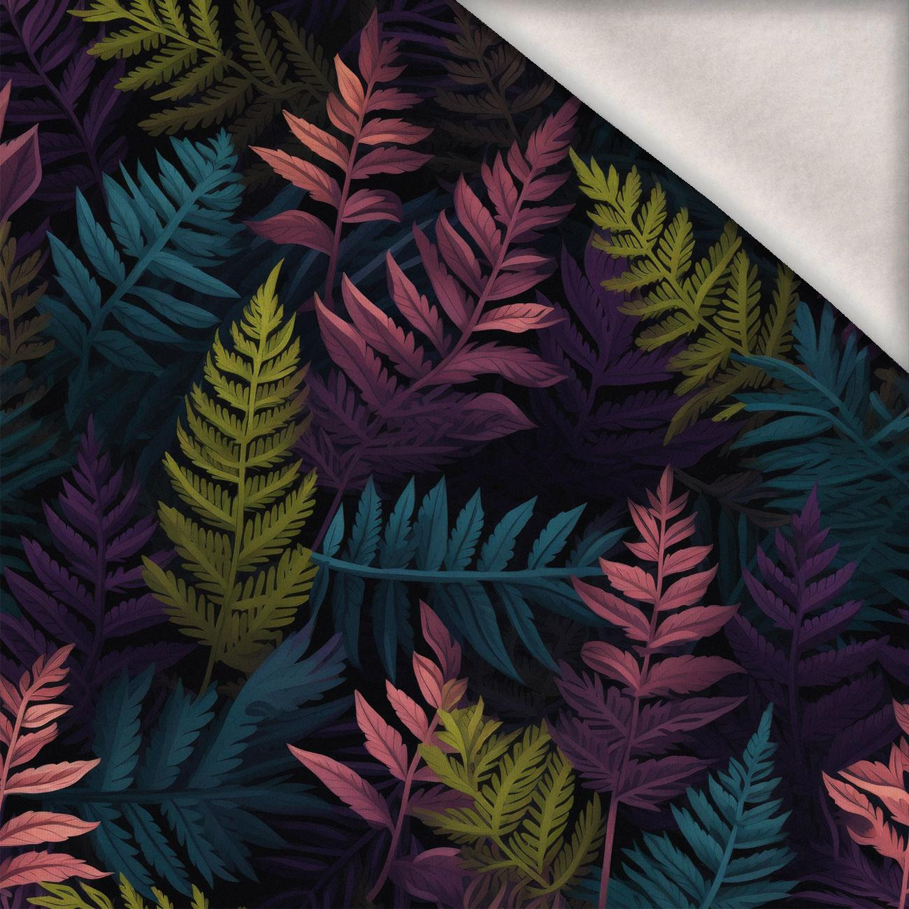 LEAVES AND FERNS WZ. 1 - Wintersweat angeraut mit Elastan ITY LEAVES AND FERNS WZ. 1 - Wintersweat angeraut mit Elastan ITY