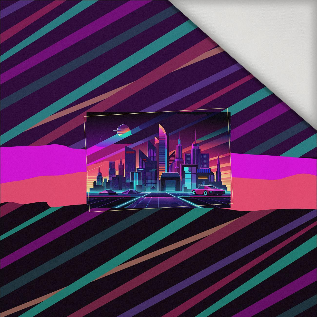 NEON GALAXY WZ.7 - Paneel (60cm x 50cm) leichte Maschenware angeraut