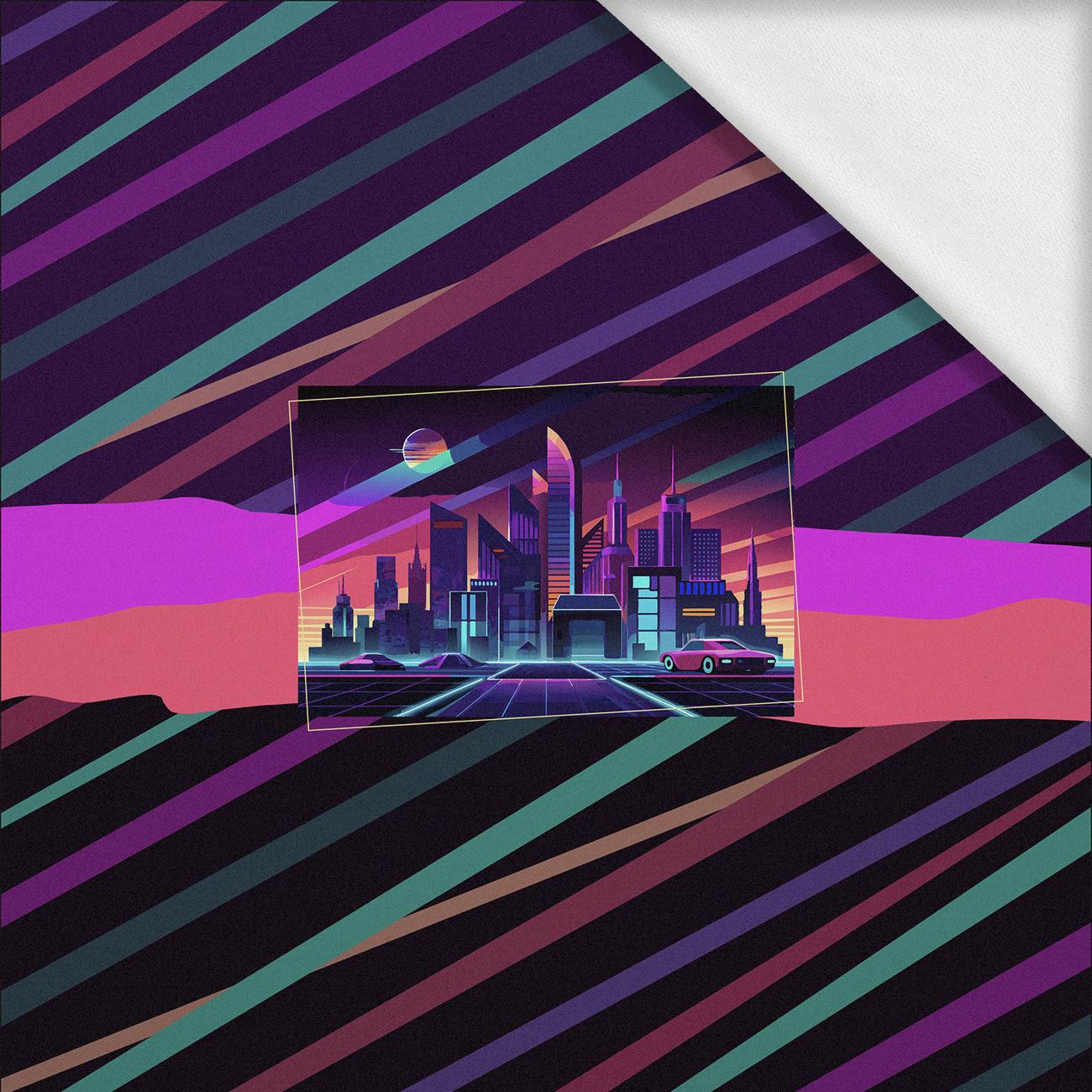 NEON GALAXY WZ.7 - Paneel (60cm x 50cm) Sommersweat mit Elastan ITY
