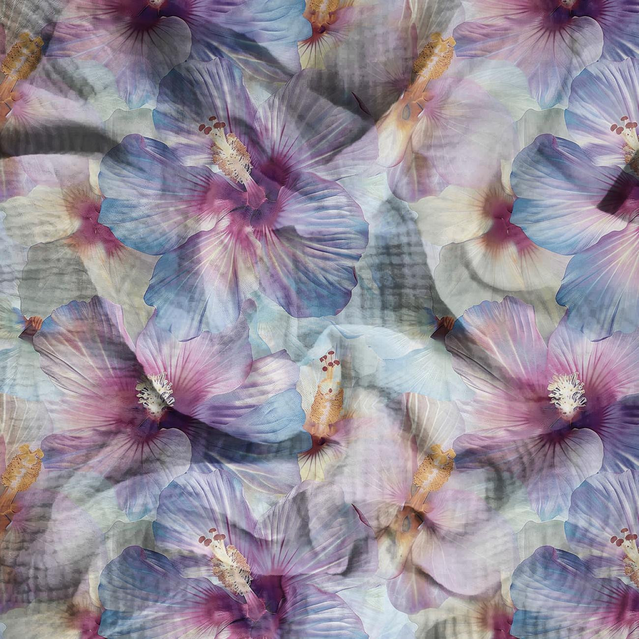 PASTEL FLOWERS WZ.11 - Baumwoll Musselin