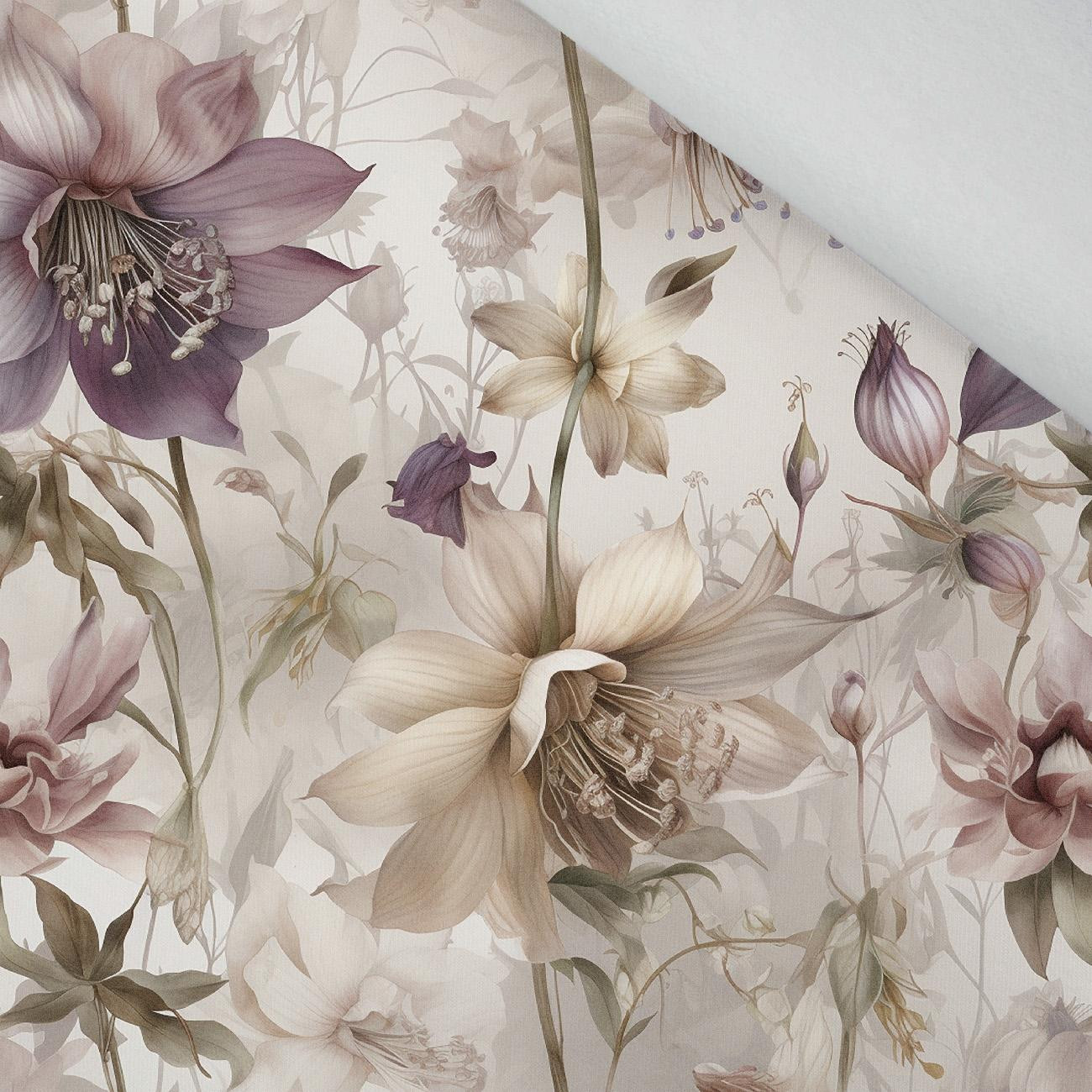 PASTEL FLOWERS WZ.2 - leichte Maschenware angeraut