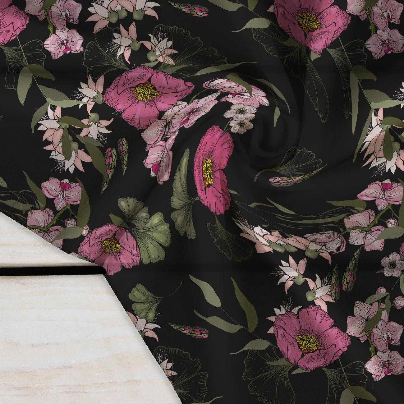 ROSA BLUMEN M. 2 - Krepp