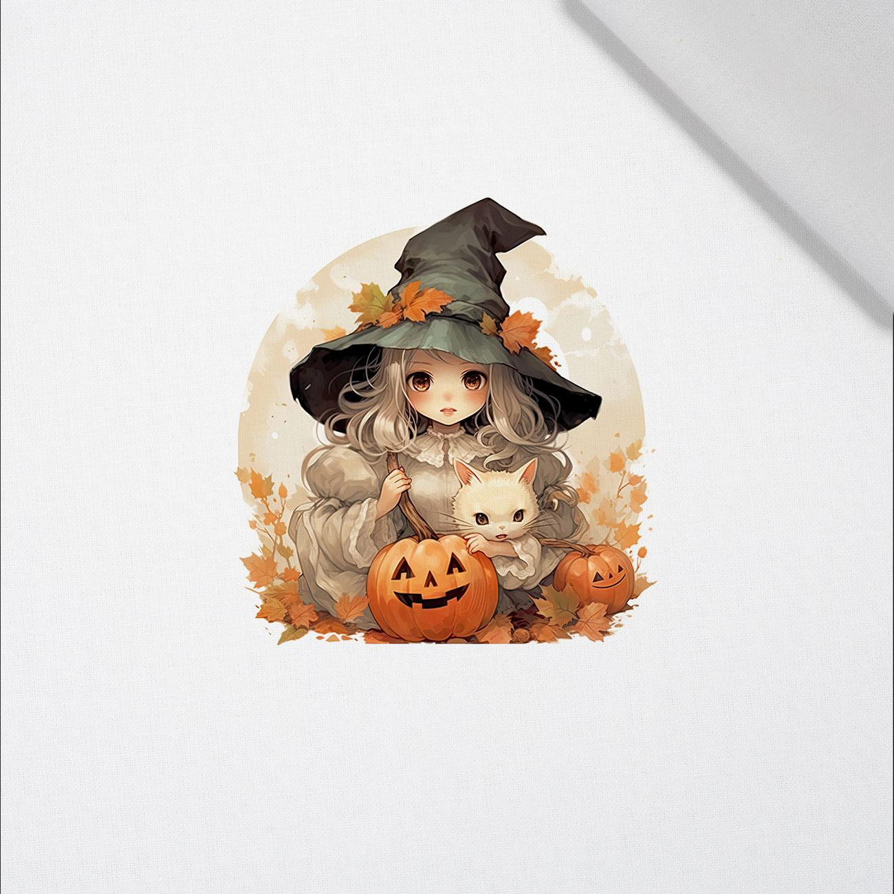 HALLOWEEN GIRL - Paneel (60cm x 50cm)  Baumwoll Webware