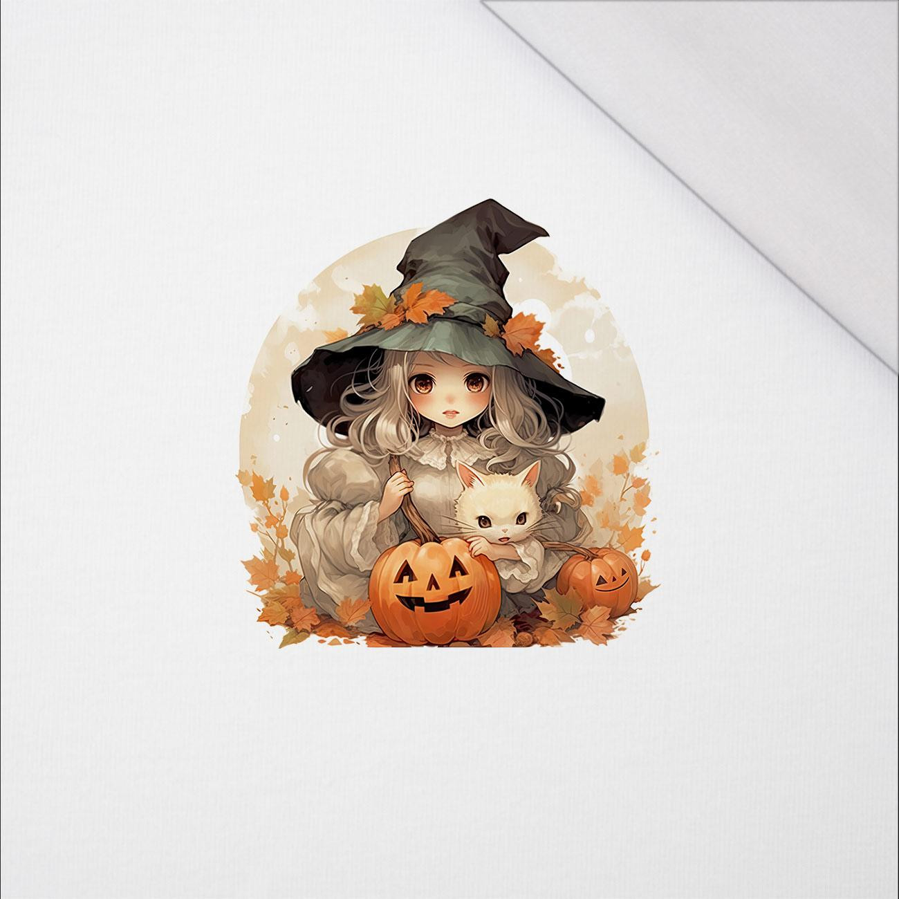 HALLOWEEN GIRL - Paneel (60cm x 50cm) SINGLE JERSEY 