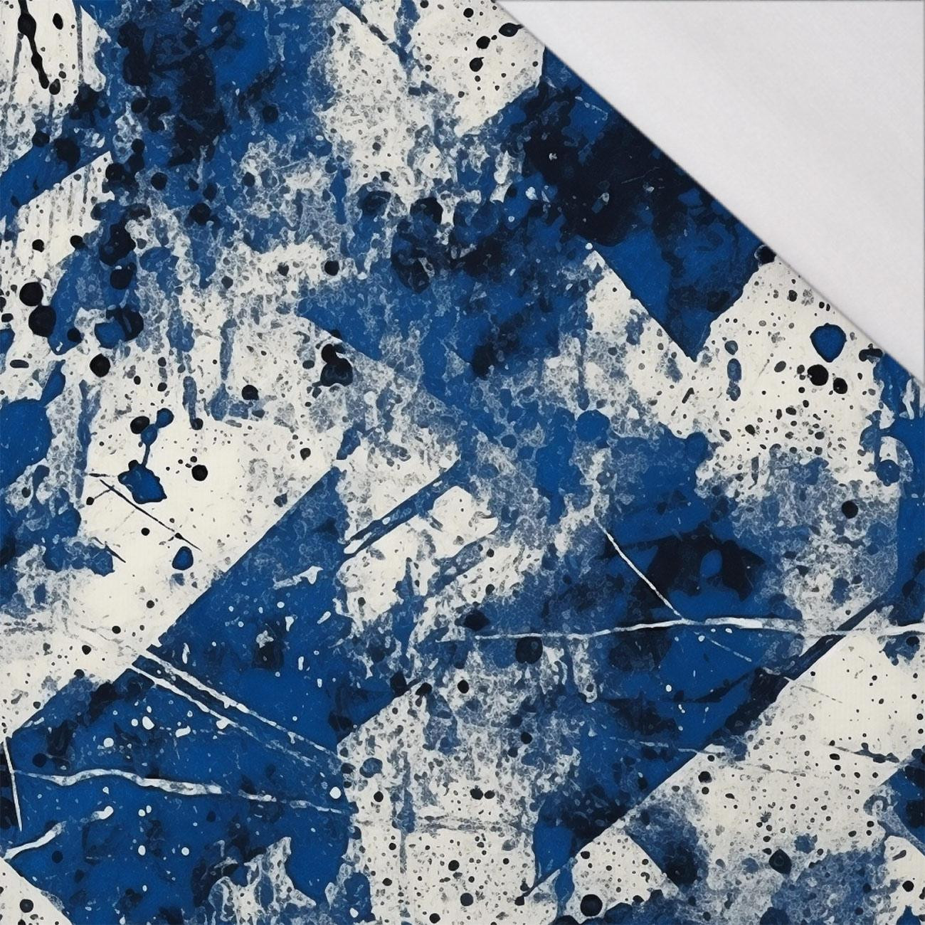 NAVY GRUNGE wz. 3 - Single Jersey