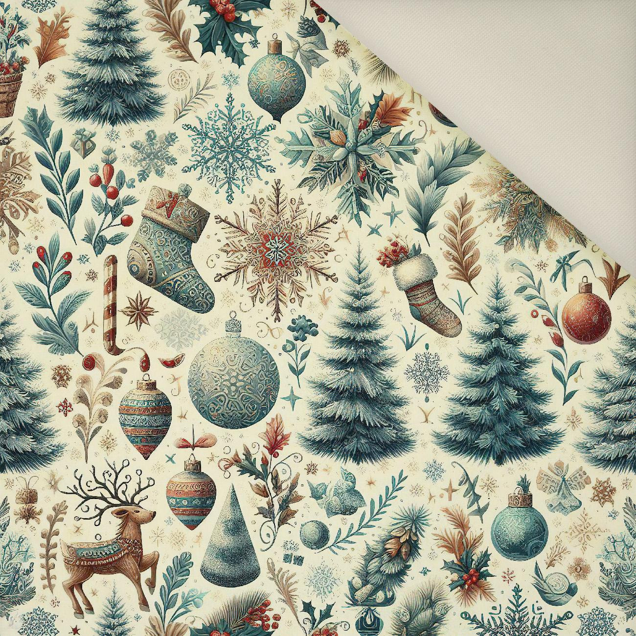 Vintage Christmas wz.26- Polster- Velours