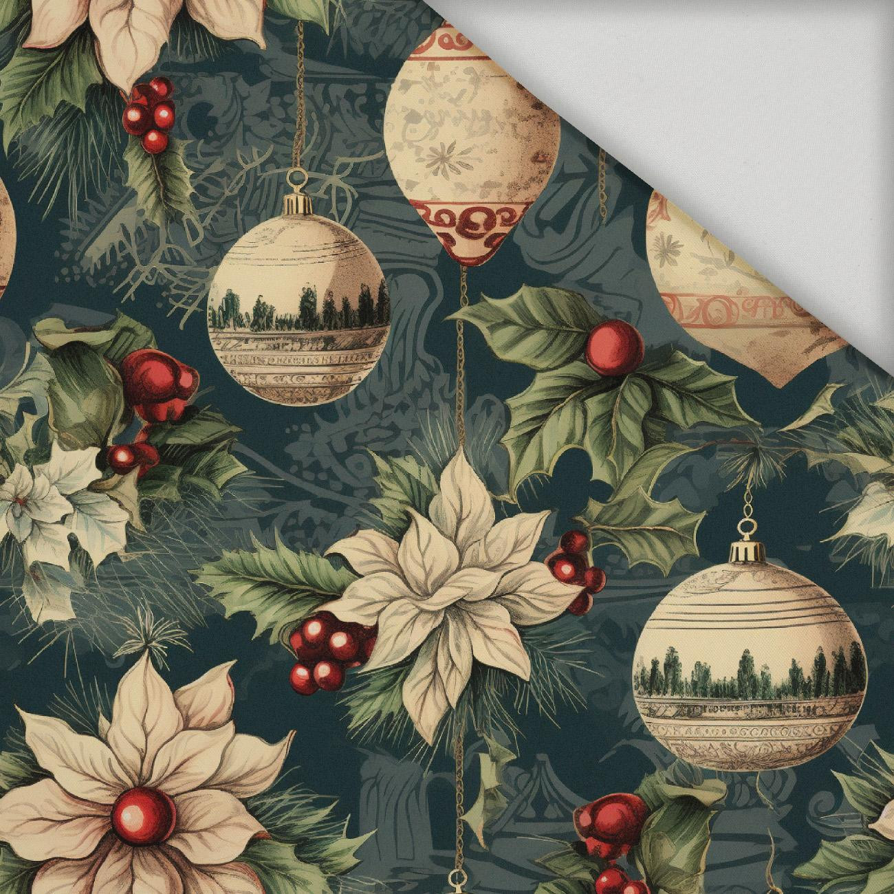 Vintage Christmas wz.9 - schnelltrocknende Webware