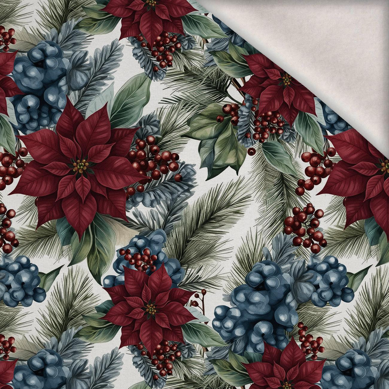 WINTER FLOWERS WZ.14 - Wintersweat angeraut mit Elastan ITY