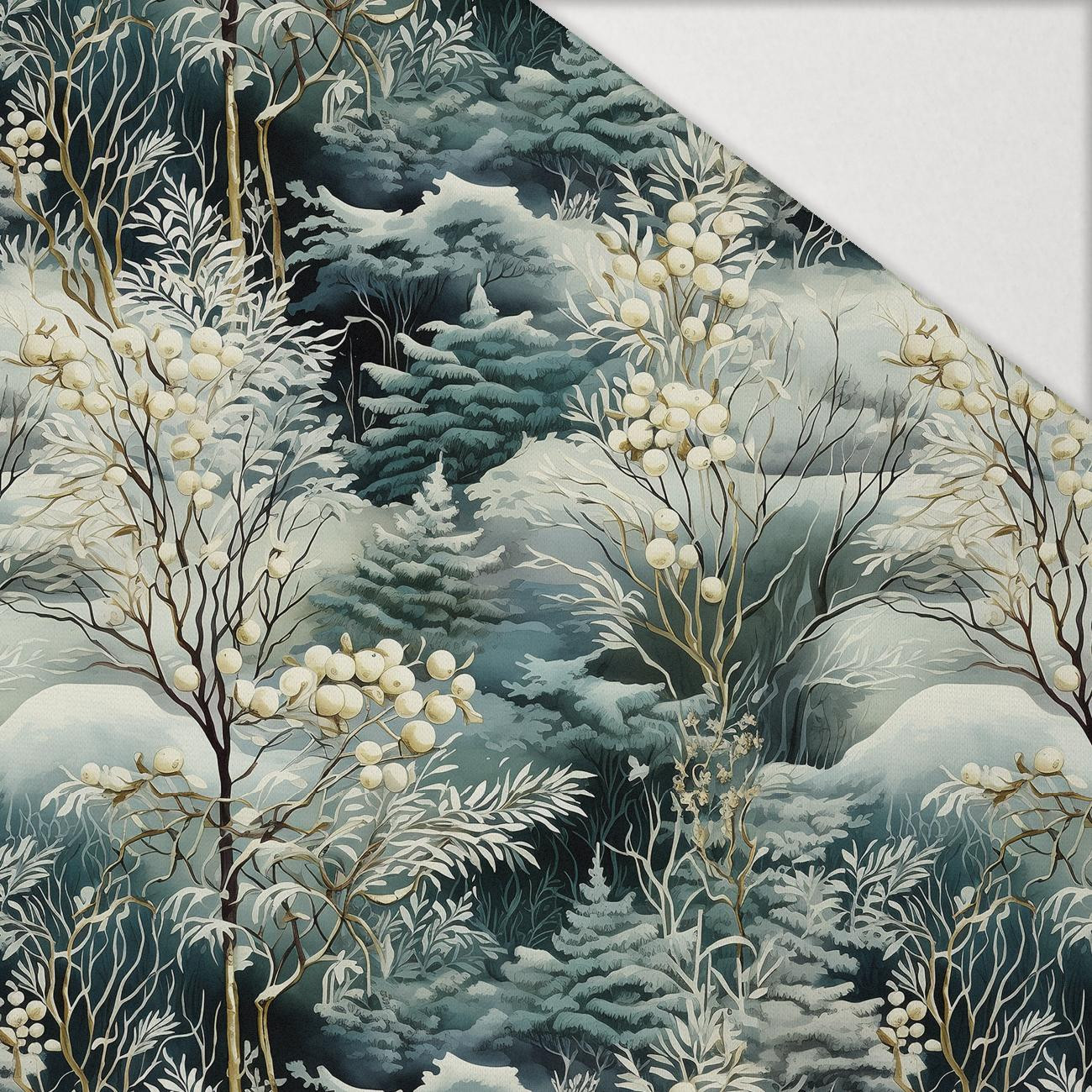 WINTER FOREST M. 3 - Hydrophober angerauter Wintersweat