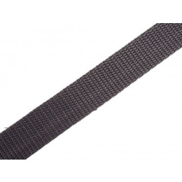 Gurtband 20mm - dunkelgrau