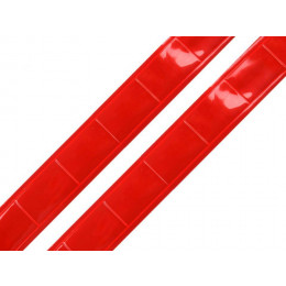 Reflexband Breite 25 mm - rot