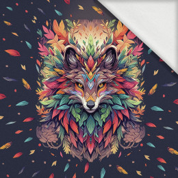 ANIMALS MANDALA wz.1 - Paneel (60cm x 50cm) Sommersweat mit Elastan ITY