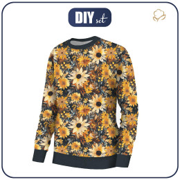 BASIC DAMEN SWEATSHIRT (HANA) - AUTUMN FLOWERS MS. 9 - Sommersweat