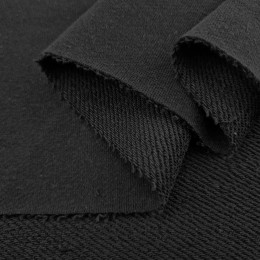 TWILL 100% PREMIUM-BAUMWOLLE - SCHWARZ (P290d)