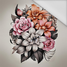BOUQUET OF FLOWERS WZ.10 - panel (60cm x 50cm) Wasserabweisende Webware