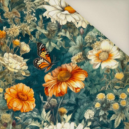 Butterfly & Flowers wz.1- Polster- Velours