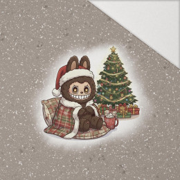 Creepy Cute Christmas WZ.4 - Paneel (60cm x 50cm) Hydrophober angerauter Wintersweat