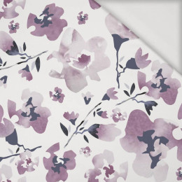 AQUARELL BLUMEN Ms. 1 (purple) - Viskose Jersey