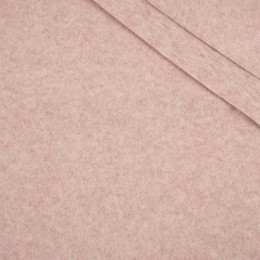50cm Melange Rosa - Zweiseitiger Pulli-Stricktoff, angeraut