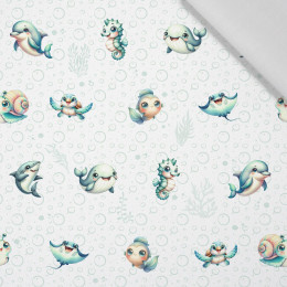 SEA ANIMALS M. 2 - Baumwoll Webware