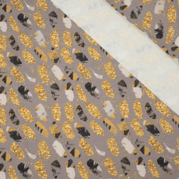 90CM BLUMENSTRAUß Ms 6 (gold) - Single Jersey 