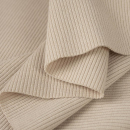 Strickware gerippt - HELL BEIGE (D-55)