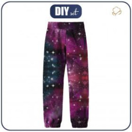 SOFTSHELL-HOSE (YETI) - AQUARELL GALAXIE MS. 8 - Nähset (122/128)