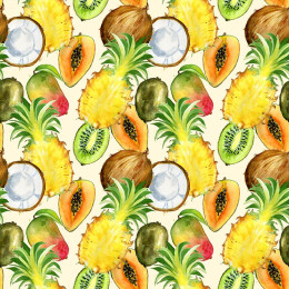 EXOTISCHE FRÜCHTE - Baumwoll Webware