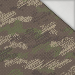 CAMOUFLAGE - Kritzelei / braun - Lycra 300g