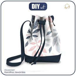 BEUTELTASCHE - PASTELL-BLÄTTER