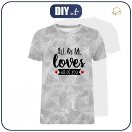 HERREN T-SHIRT - ALL OF ME LOVES ALL OF YOU (BE MY VALENTINE) / EIS - Single Jersey  