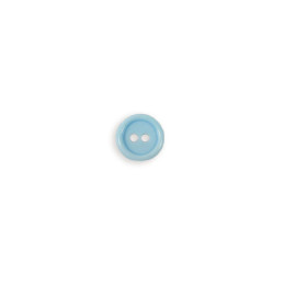 Kunststoffknopf 11mm baby blue