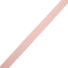Schrägband Baumwolle, gefalzt - Quarz rosa