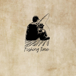 FISHING TIME MS. 2 - Paneel (75cm x 80cm)