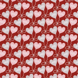 HERZEN (LUFTBALONS) / rot (VALENTINES HERZEN)