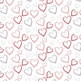 HERZEN (KONTUR) / weiß (VALENTINES HERZEN)